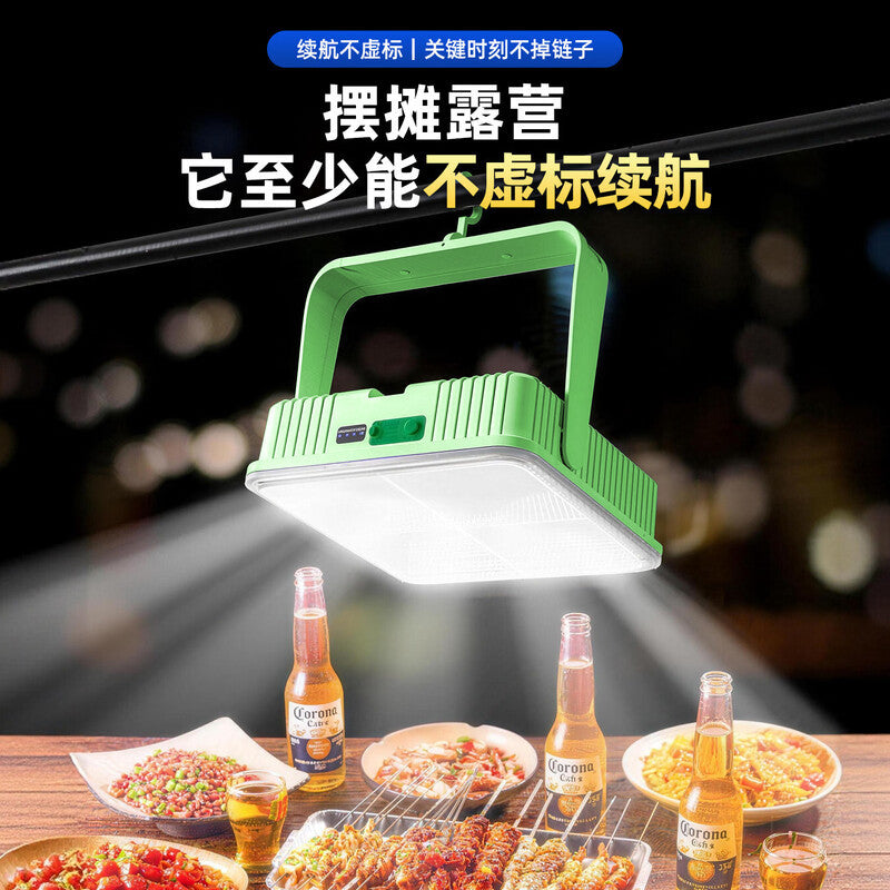 Rechargeable camping lantern, outdoor lighting, market stall light, night market light, emergency light, waterproof camping tent light