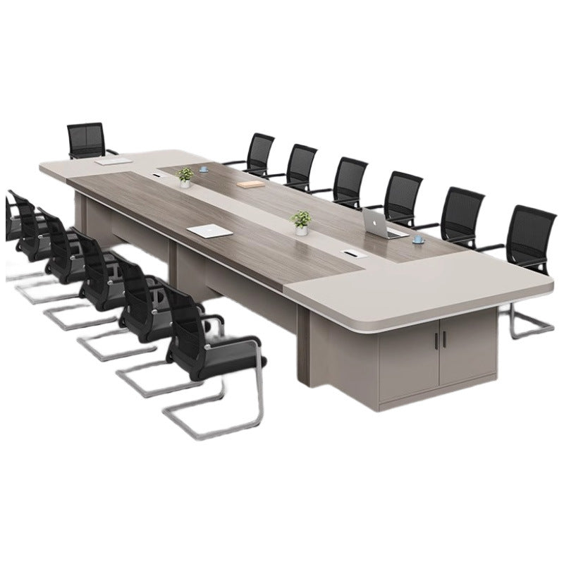 Saint-li conference table - rectangular meeting table for negotiations, modern minimalist design, large rectangular conference table