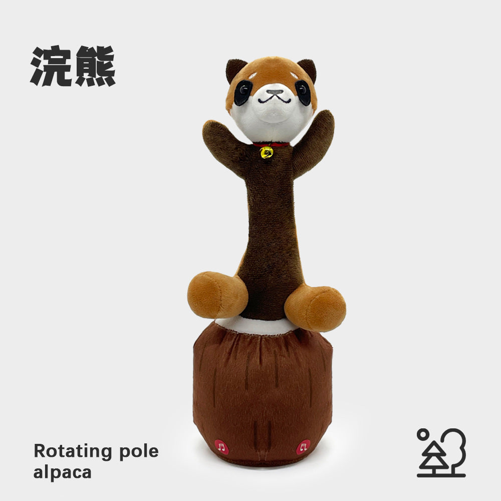 Bestselling husky plush toy - dog hand puppet, desktop ornament, toy performance doll, dancing & sound-enabled plush