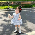 Summernew arrival bag butt skirt sweetkorean style baby girl bag butt princess dress dress ha shirt 100th birthday party one year old