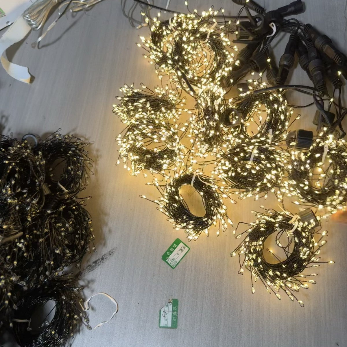 Korean LED copper wire firecracker light Xiaohongshu same Christmas tree decoration lights 31V series light string star flashing light