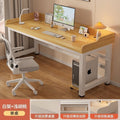 Computer desk desktop double desk student home bedroom study desk with baffle e-sports table simple office desk