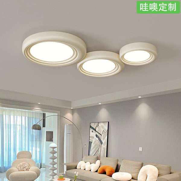 [Wow] Simple full-spectrum ceiling light Nordic main light eye protection atmospheric light LED new Zhongshan lamps