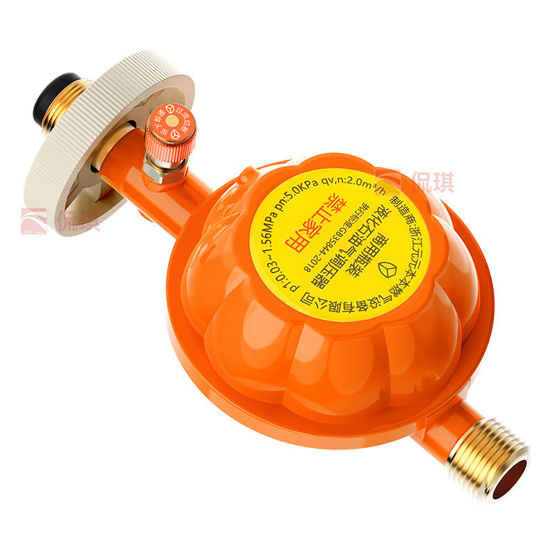 One piece of national standard 2.0L commercial gas pressure reducing valve explosion-proof liquefied gas commercial fire stove low pressure valve gas