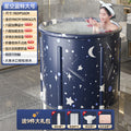 Thickened collapsible bathtub for adults - full body soaking tub with optional heating - home use bathtub for adults and children