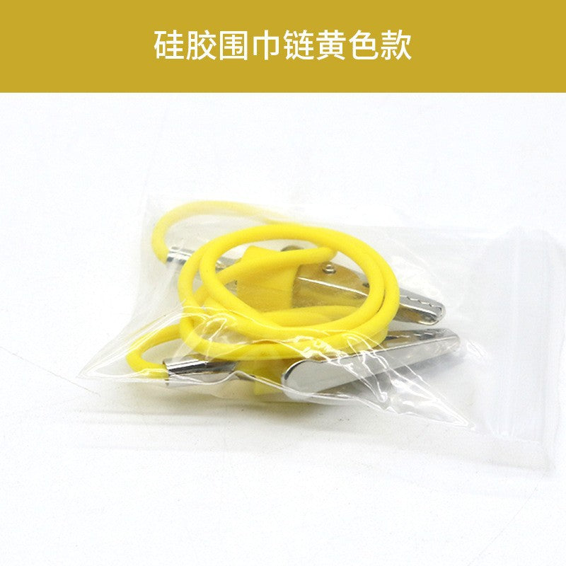 Dental Silicone Scarf Clip Special Oral Dental Disposable Apron Clip High Temperature Sterilization Scarf Clip