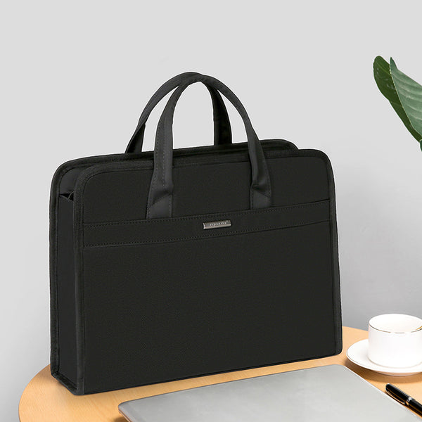 Yiyunchen briefcase custom printed logo file bag with water cup compartment information bag handbag meeting bag male