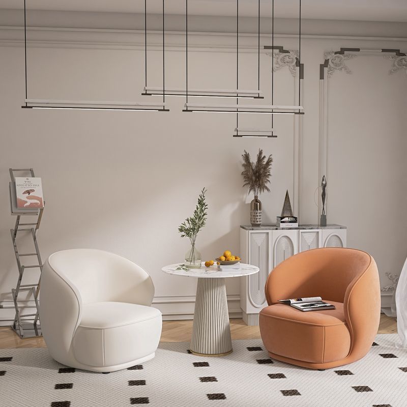 Creative leisure chair rest area reception negotiation light luxury milk tea shop small apartment Internet celebrity beauty salon single sofa