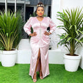 Aliexpress  elegance long skirt fashionwinternew arrival cross-border african women's clothing plus sizedress