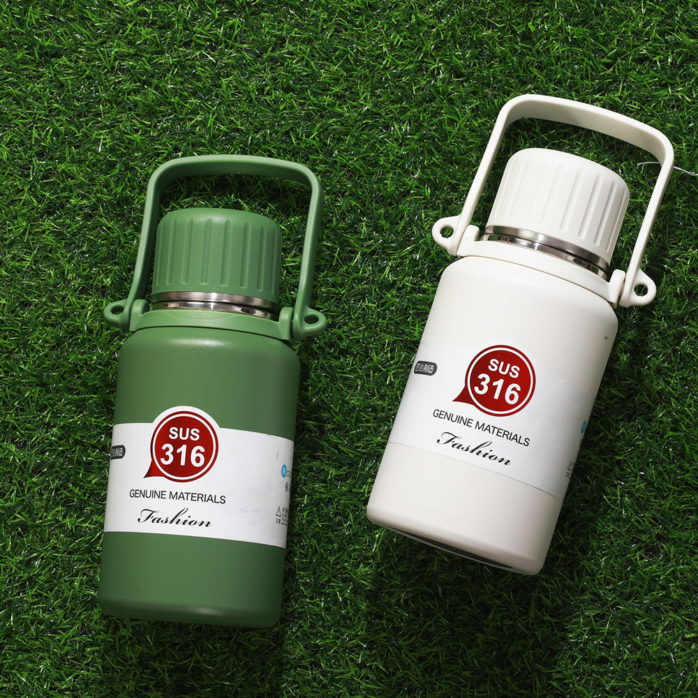 316 stainless steel tumbler with temperature display - keeps drinks hot or cold, ideal for outdoor sports. large capacity, portable water bottle with custom engraving available
