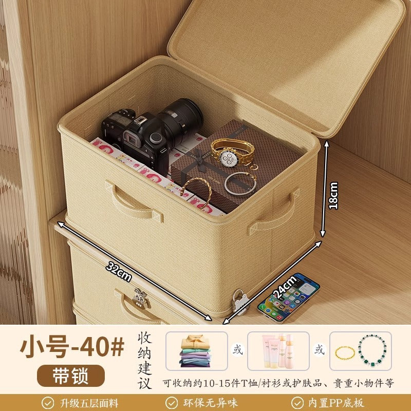 Locked storage box Password box Safe deposit box Password lock Storage box Dormitory student anti-privacy small box