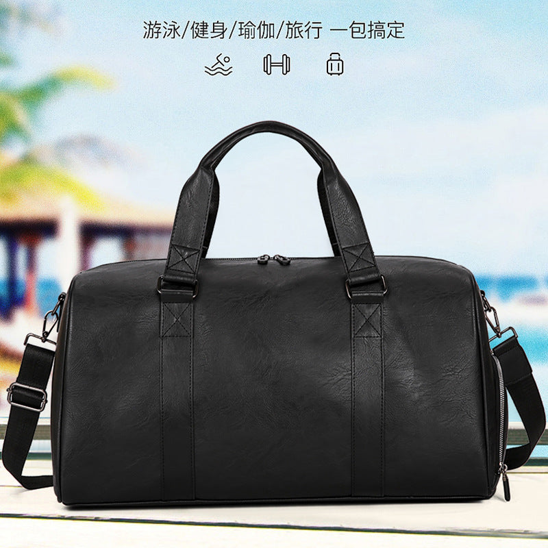 New portable travel bag dry and wet separation business with shoe compartment short business trip boarding bag single room messenger bag wholesale