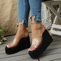 Za new leopard print platform flip-flops - stylish flat sandals for women, perfect for vacation and beach wear