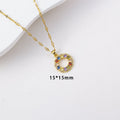 Necklace female titanium steel fashion electroplating hot style key shape pendant niche design high-end sense of light luxury clavicle chain
