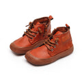 First come, first served! get a pair of kids' casual shoes for just ¥9. new autumn/winter collection: boys' double-layered cotton short boots, student square-toe, fleece-lined shoes