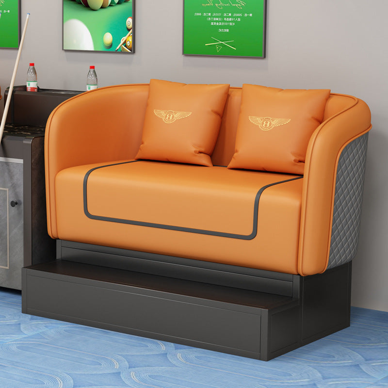High-end billiard hall viewing sofa billiard room sofa table and chair self-service billiard room viewing elevated chair sofa coffee table