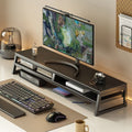 Computer elevated stand, e-sports room desktop storage rack, monitor bottom support rack, workstation long laptop stand