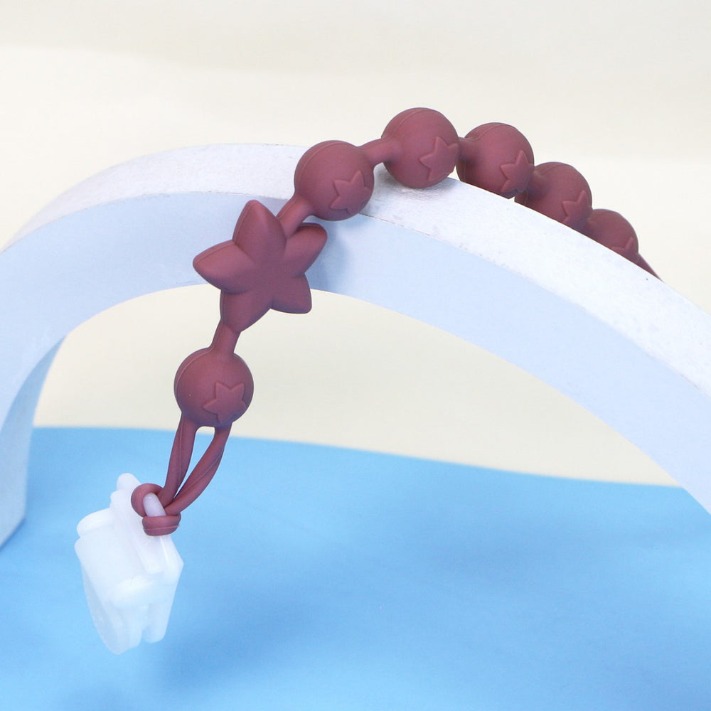 Amazon's best-selling silicone baby teether anti-chain baby pacifier chain kids pacifier anti-drop strap