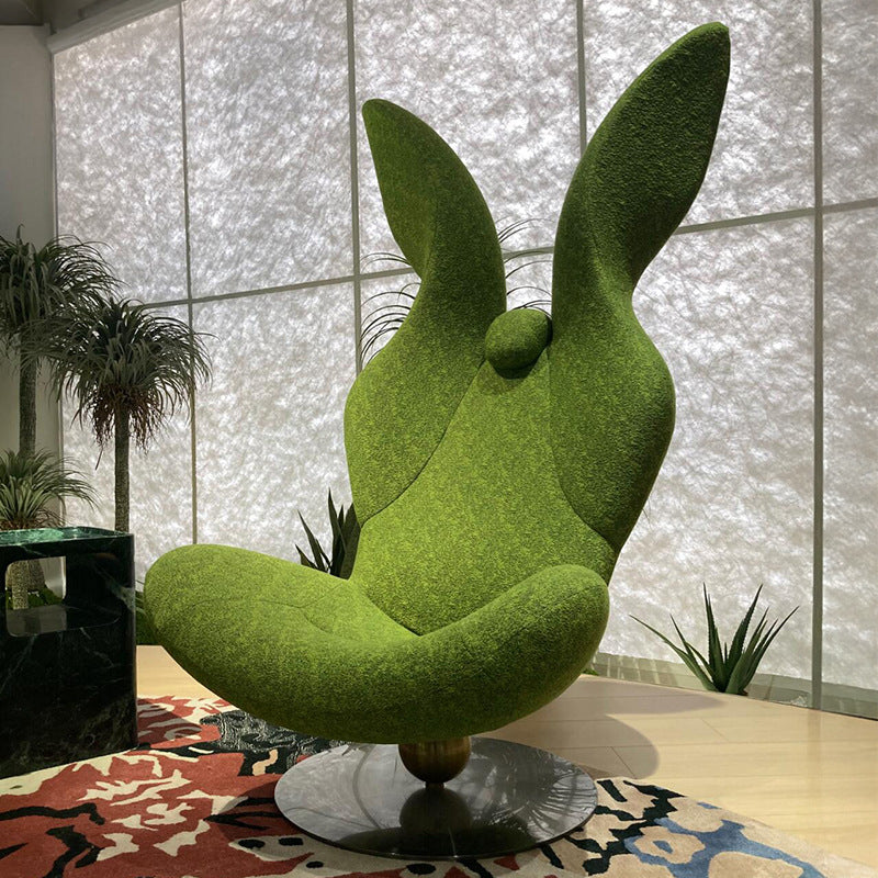 Greenrabbit rabbit art rotate chair popular casual chair single sofa chair casual chair