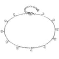new arrival women's anklet fashionfashion diamond tassel chain anklet jewelry in stock wholesale
