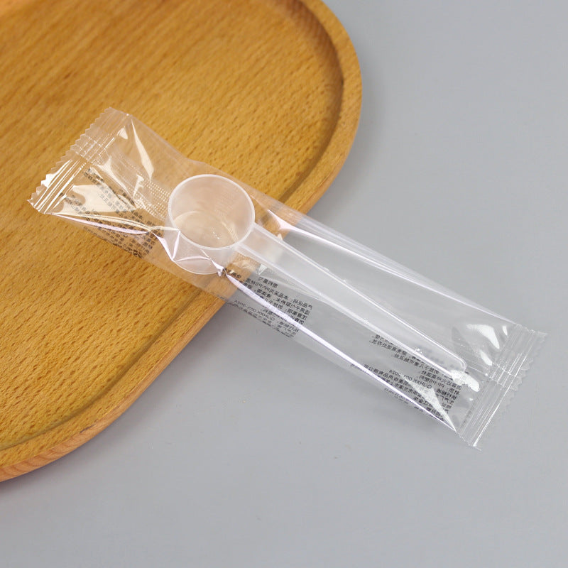 Plastic measuring spoon 10ml for facial mask powder 5g water 10g chemical fertilizer and pesticide powder measuring spoon individually packaged