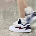 Campus style high-looking white and blue mandarin duck lightning sneakers women's american bread shoes insretrocasualeasiest for match shoes