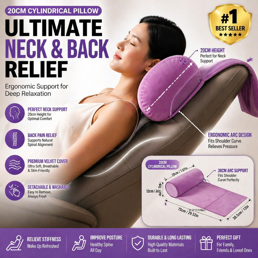 Ergonomic pillow for recliners, side sleeper support pillow, neck and head care pillow, travel pillow