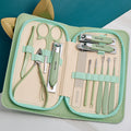 Light green-upgraded zipper bag 12-piece set