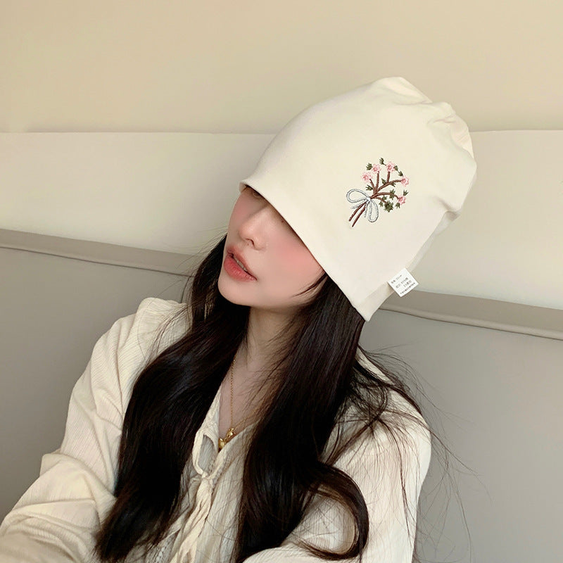 Postpartum hat - cute spring/summer 95% cotton maternity cap, pregnancy headband, headscarf, windproof, autumn/winter trendy style for new mothers
