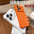Influencer-approved, instant 17 upgrade: four-corner silicone laser aurora case for iphone 17 pro max and iphone 16