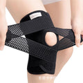 Sixth-generation japanese knee support: breathable mesh, meniscus stabilization, spring support, elastic straps, compression band, shock absorption