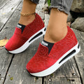 Wholesale women's plus size loafers: new spring/autumn collection - round toe, platform, chunky sole, athletic casual, versatile flats