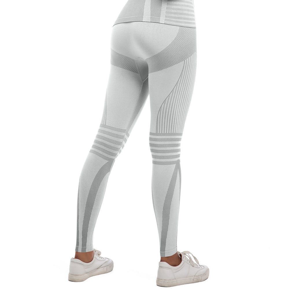 New arrival cross-border seamless knitting tight high elastic breathable ski suit high waist sports running fitness bottom yoga pants