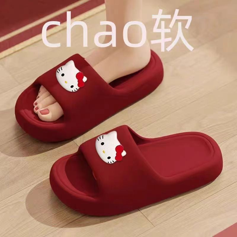 2026 new women's summer slippers - cloud-like comfort, soft sole, casual home wear, thick-soled one-strap slides for bathroom use