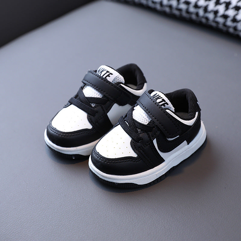 Kids' athletic shoes - boys' and girls' sneakers -  spring/autumn collection - korean style - boys' and baby's single shoes - white sneakers - first walking shoes
