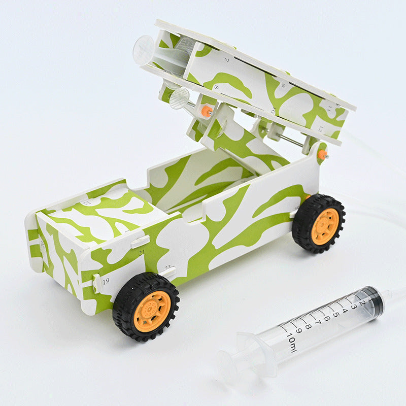 KT board rocket car, children's handmade DIY technology small production small invention, primary school students science experiment classroom equipment