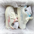 2026 summer unisex sneakers: american-style, niche bread shoes, breathable, fresh summer design, white shoes for students and couples