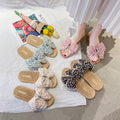 Women's summer fashion slippers - fairy style, trendy indoor/outdoor home slippers with tassels and bows, anti-slip beach sandals