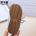 Vancahao girls' mesh german army trainers -  autumn new collection - breathable kids' sneakers - big kids' white shoes