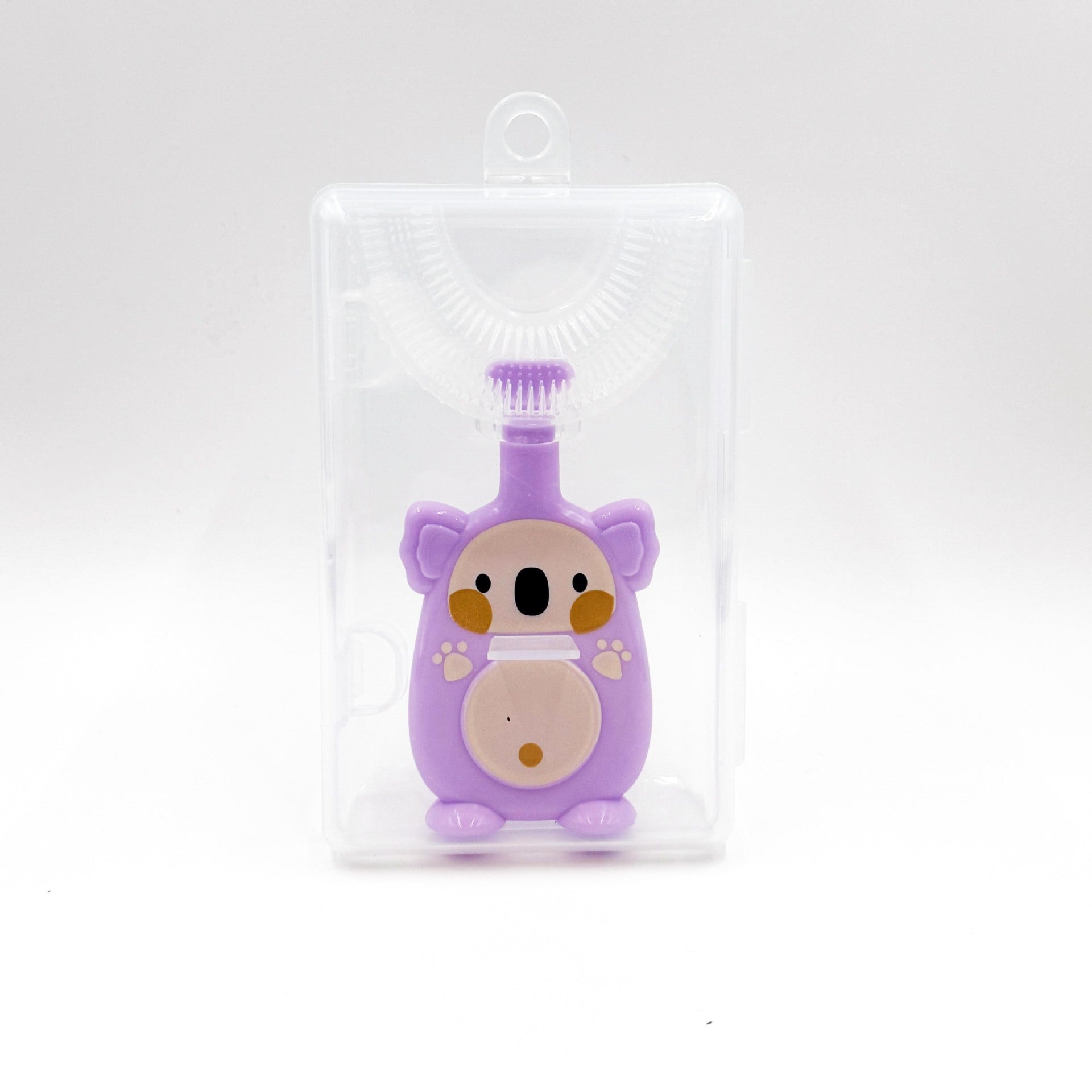 Children's U-shaped toothbrush Manual infant baby oral cleaning silicone toothbrush Cross-border soft bristle brushing artifact