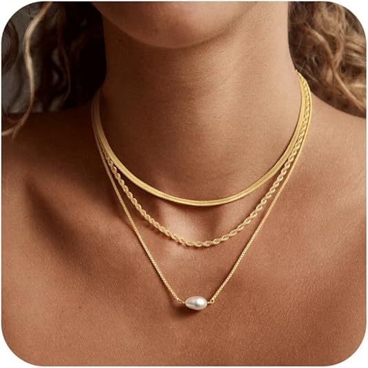 2025 bestselling minimalist commute layered necklace set - casual, versatile, trendy accessory design - short style