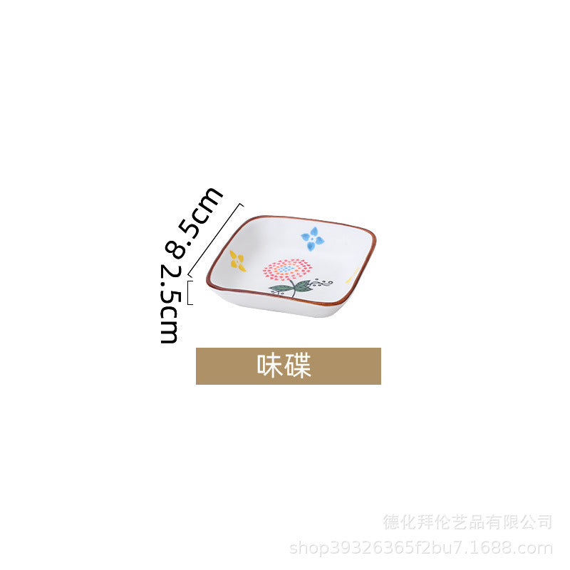 Nordic dinnerware set: creative ceramic bowls, dinner plates, and soup bowls for home use - minimalist underglaze ceramic tableware wholesale