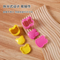 Diy animal mini onigiri molds - cute bunny three-piece set, cartoon bento box, kids' sushi tools - cross-border