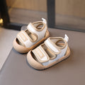 Baby boys' and girls' summer soft-soled non-slip sandals, closed-toe prewalker shoes, waterproof beach shoes for infants and toddlers, ages 1-3