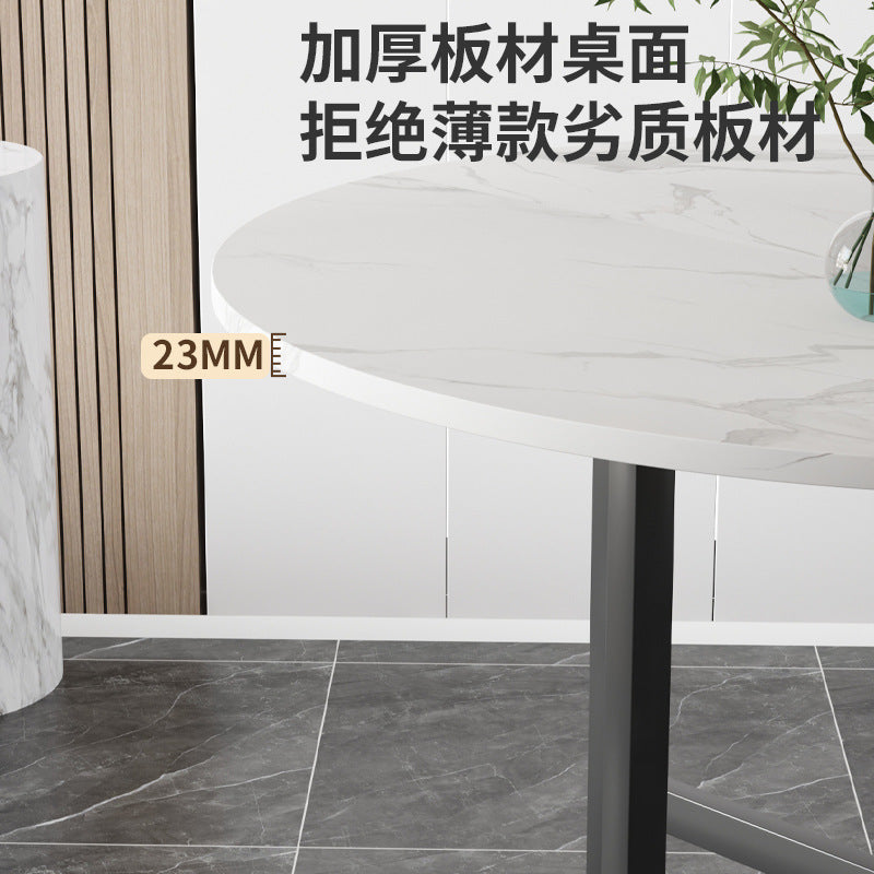 Dining table for homesmall apartment foldable table retractable dining table foldable large round table modern casual dining table