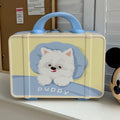 Mini luggage box pastoral style cosmetics storage travel satchel box portable storage box outing storage cosmetic bag