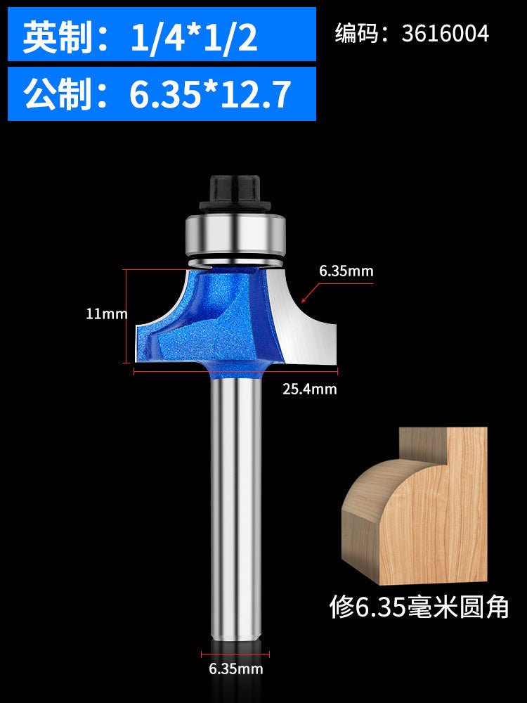 Rounded Knife Woodworking Trimming Semicircular Edge Arc Trimming Machine Burr Edge Bakelite Milling and Grooving R Chamfering Engraving Machine Gong Knife