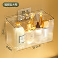 Bathroom mirror cabinet storage box wall-mounted storage rack punch-free bathroom sink toilet wall storage cabinet tube