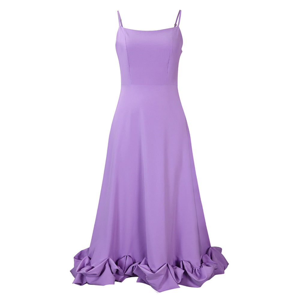 D446 african women's clothing   cross-border women's camisole a-line maxi dress evening gown export dress