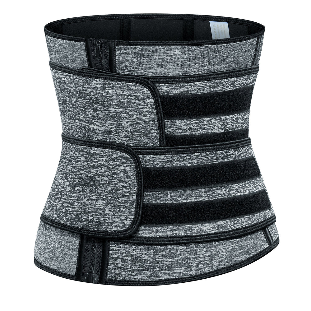 European and american style sweat-inducing workout waist trainer - tummy control, back support, and hot shaper neoprene shapewear for women